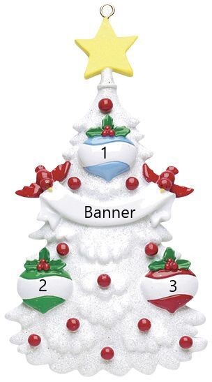 White Glitter Tree 3