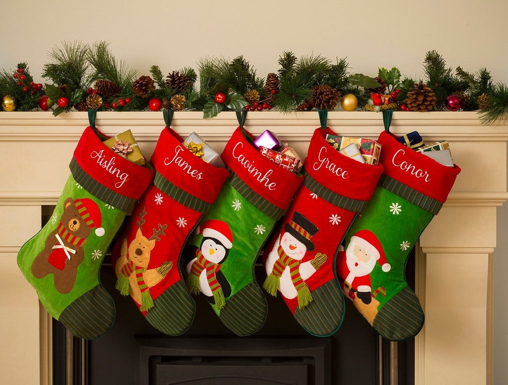 Santas Gang Personalised Christmas Stocking