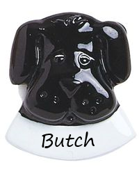 Add on Dog Head - Black