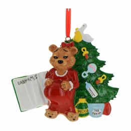 Expecting Personalised Christmas Ornament