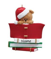 Book Club Personalised Christmas Ornament
