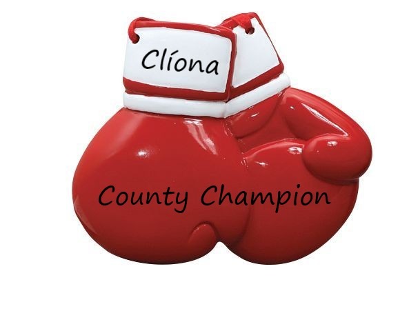 Boxing Gloves Personalised Christmas Ornament