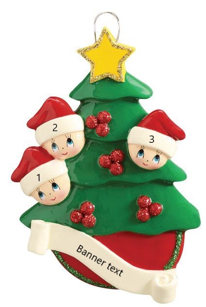 Christmas Treen family 3