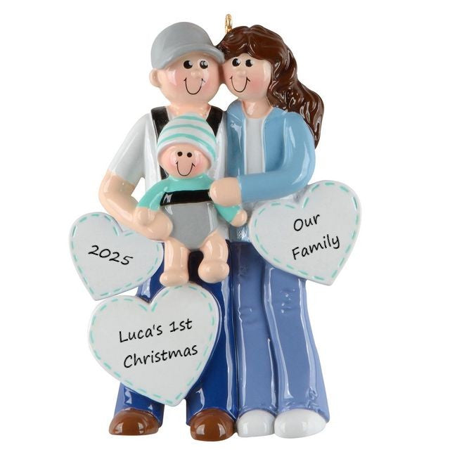 Cool New Parents Personalised Christmas Ornament
