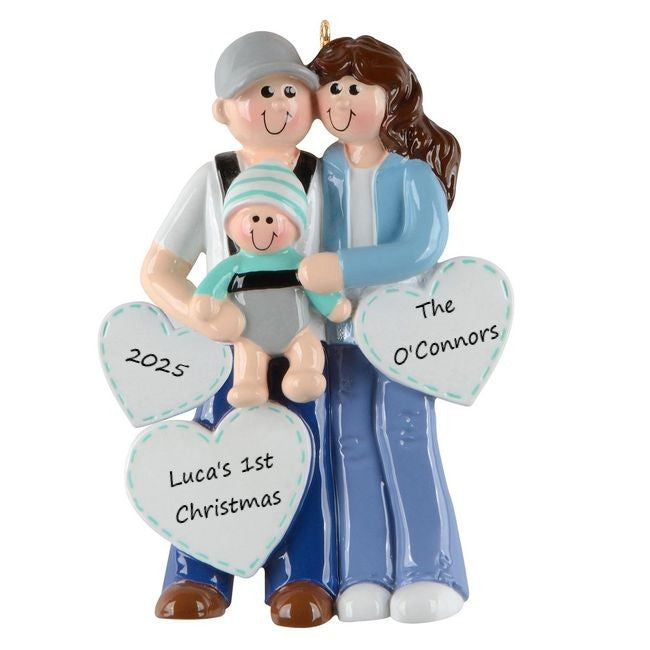 Cool New Parents Personalised Christmas Ornament