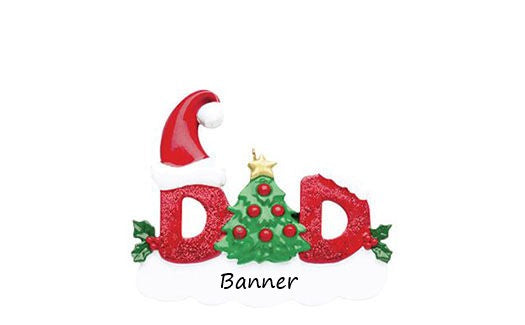 Dad Personalised Christmas Ornament