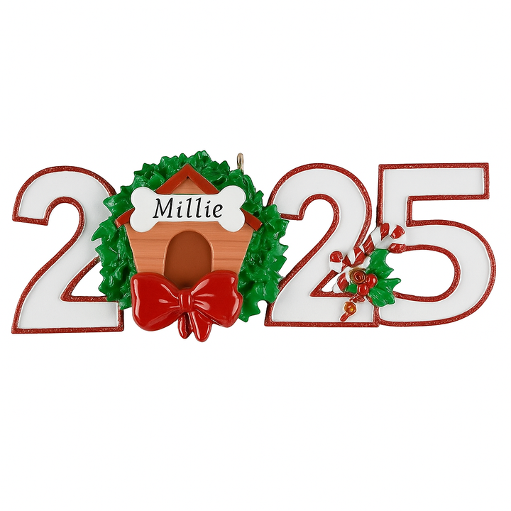 2025 Dog Personalised Ornament