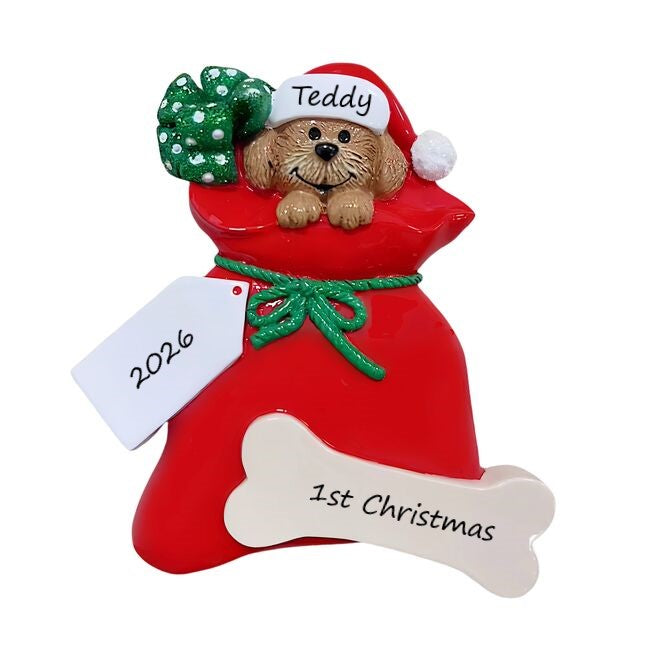 Doggie Bag Personalised Christmas Ornament