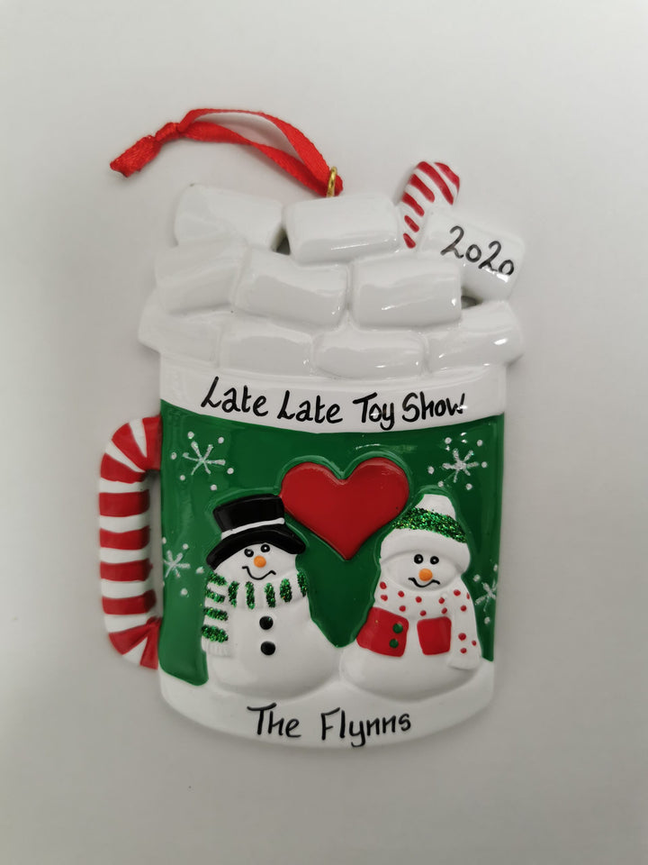 Christmas Mug Personalised Christmas Ornament
