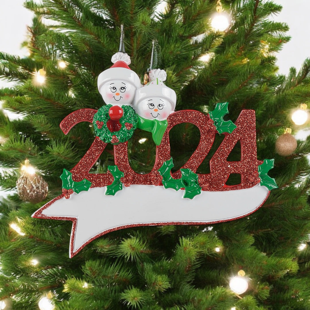 Candy Cane Baby Red Personalised 1st Christmas Ornament
