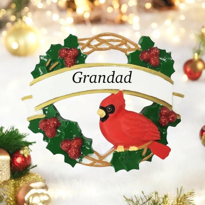 Memorial ornament for a loved one personalised in Ireland
