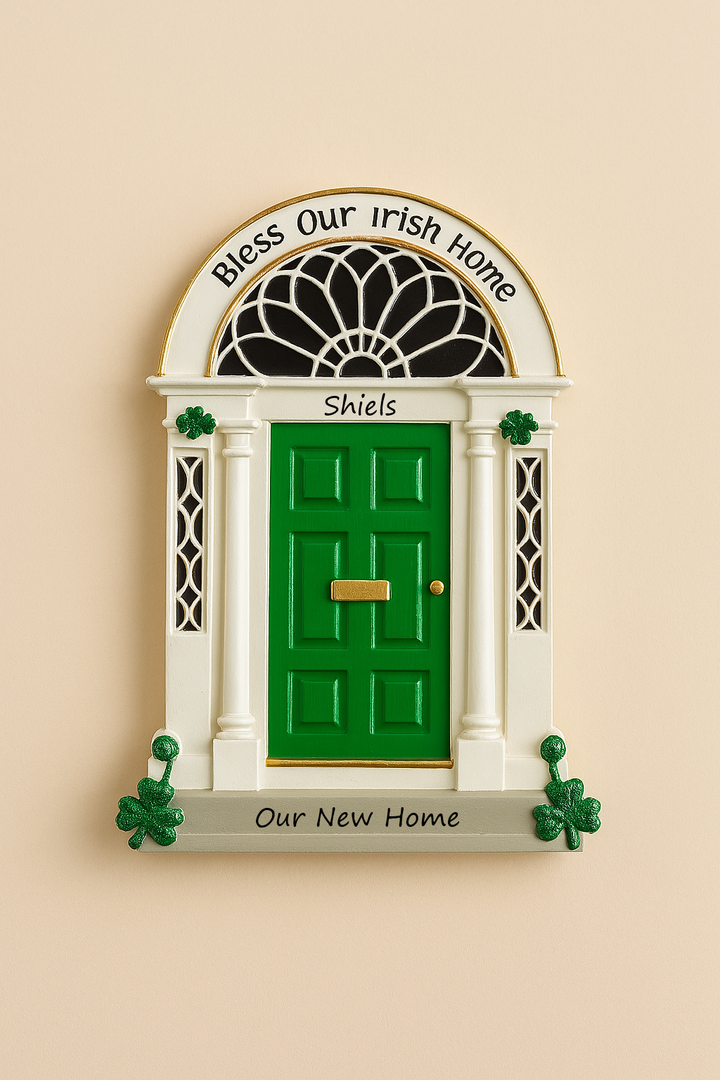 Irish Door Personalised Christmas Ornament