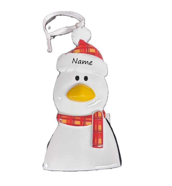 PX Penguin with Scarf Personalised Christmas Ornament