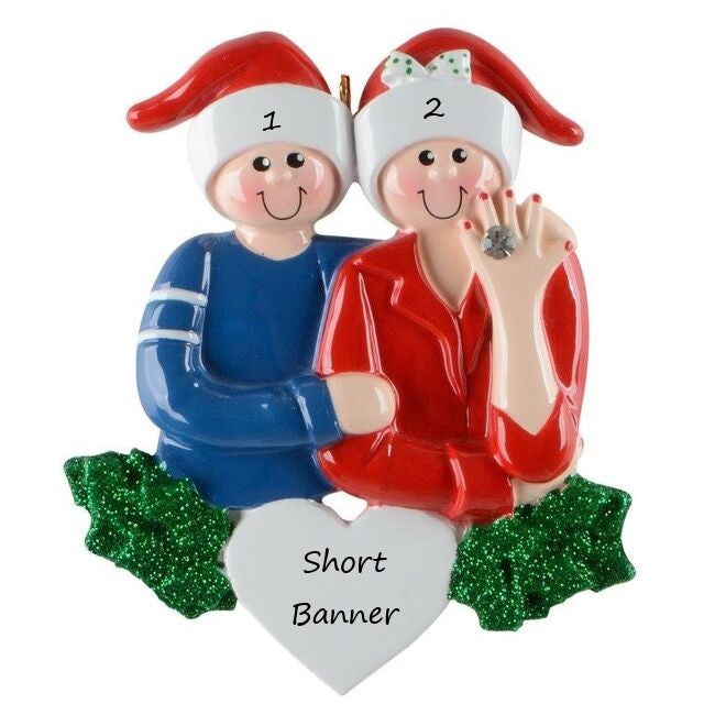 Put a Ring On It Personalised Christmas Ornament