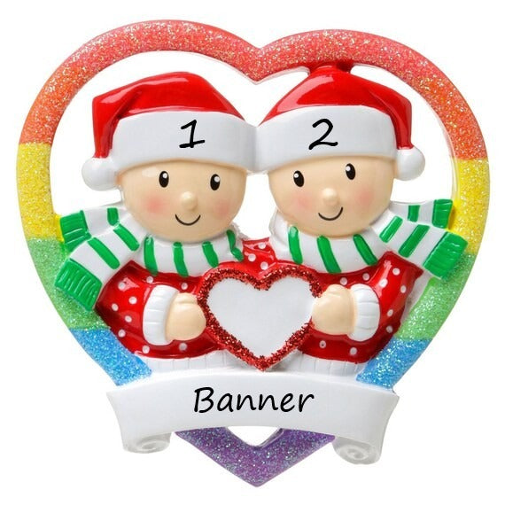 PX Rainbow Heart Couple