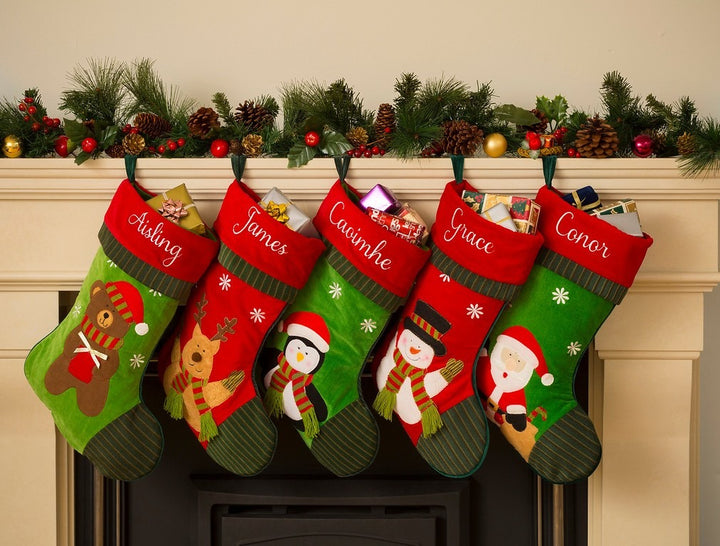 Santas Gang Personalised Christmas Stocking