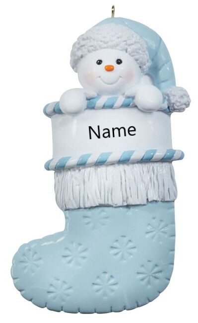 Snow boy stocking