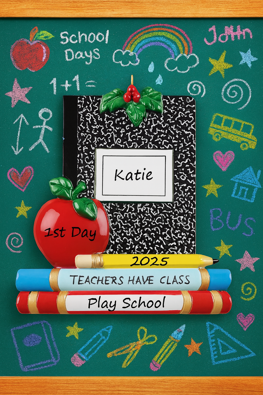 Teachers Have Class Personalised Christmas Ornament