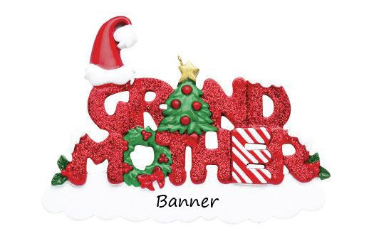 Grandmother Personalised Christmas Decoration