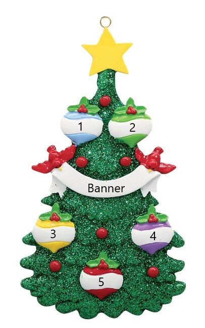green glitter tree 5
