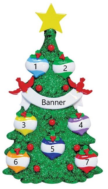 green glitter tree 7