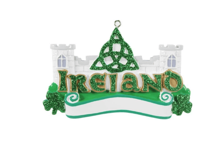 Ireland Personalised Christmas Ornament