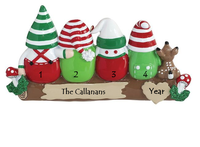 idle knomes Christmas ornament