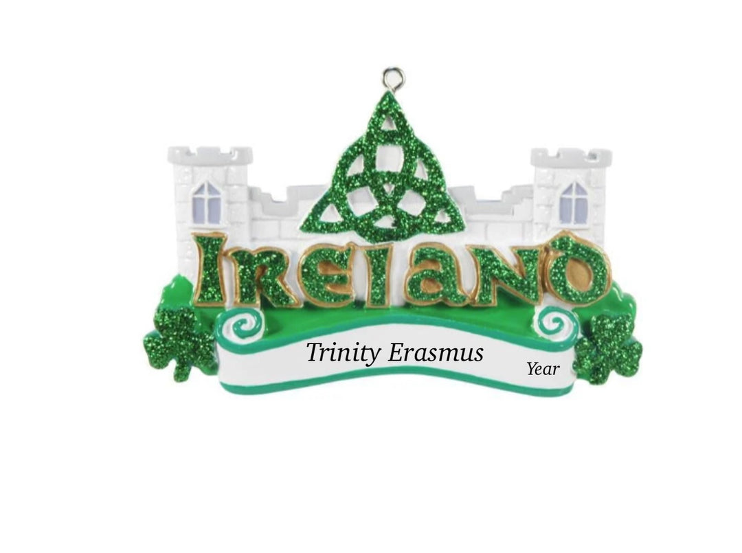 Ireland Personalised Christmas Ornament