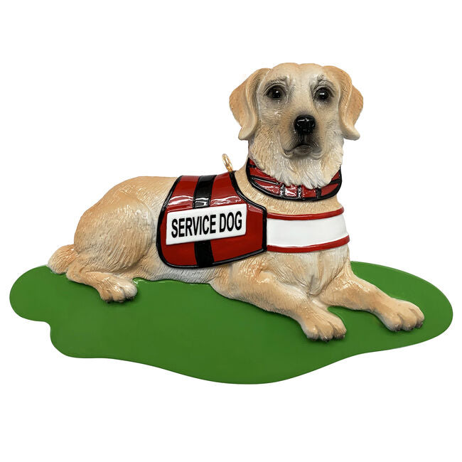 Service Dog Personalised Christmas Ornament