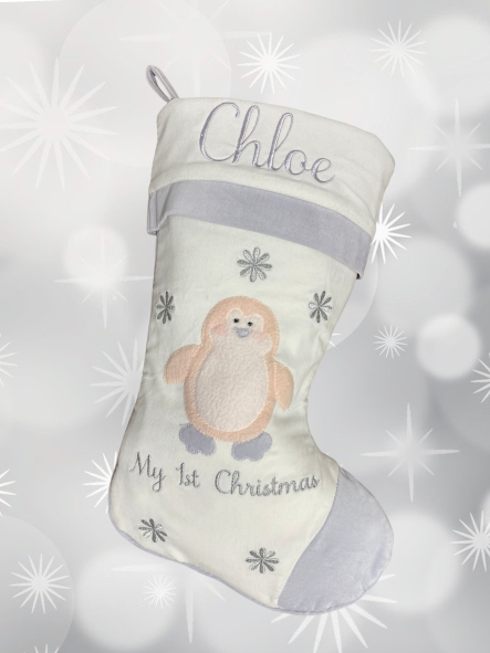 1st christmas stocking girl