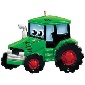 Tractor Toy Personalised Christmas Ornament
