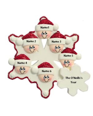 Snowflake Family Of 6