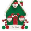 Candy Cane House 3 Personalised Christmas Ornament