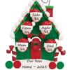 Candy Cane House 5 Personalised Christmas Ornament