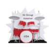 Drums Personalised Christmas Ornament