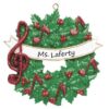 Music Wreath Personalised Christmas Ornamant