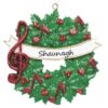 Music Wreath Personalised Christmas Ornamant