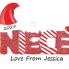 Niece Personalised Christmas Ornament