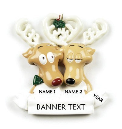 Reindeer-Couple-Family-2-Personalised-Christmas-Ornament