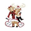 Sexy Reindeer Couple Personalised Christmas Ornament