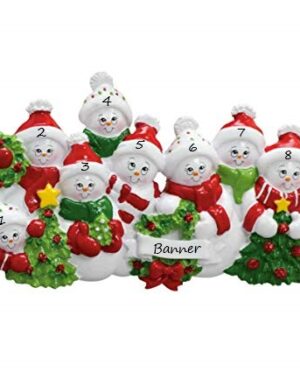 Snow family 8 Christmas Decoration