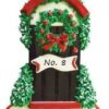 Wintery Door Personalised Christmas Ornament