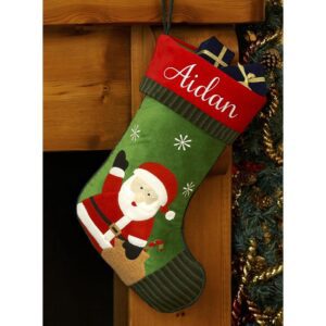 Personalised Christmas Stocking- Santa Design