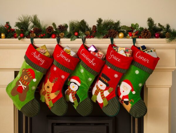 Santas Gang Personalised Christmas Stocking