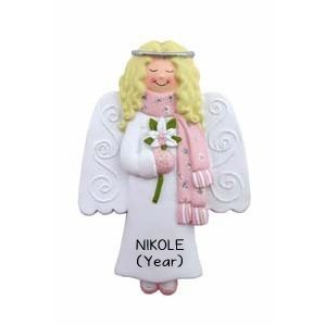 Christmas Victorian Angel Personalised Christmas Ornament 1