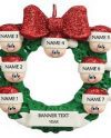 Candy Cane House 7 Personalised Christmas Ornament