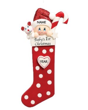 Baby Long Stocking red