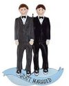 Same Sex Marriage Men Personalised Christmas Ornament