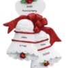 30th Wedding Bells Personalised Christmas ornament