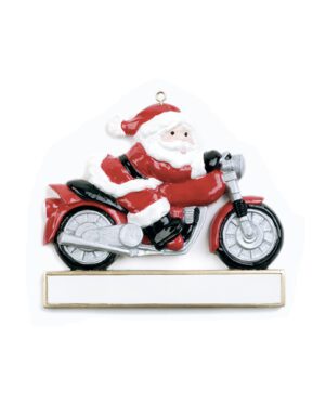 Motorcycle personalised Christmas Ornament